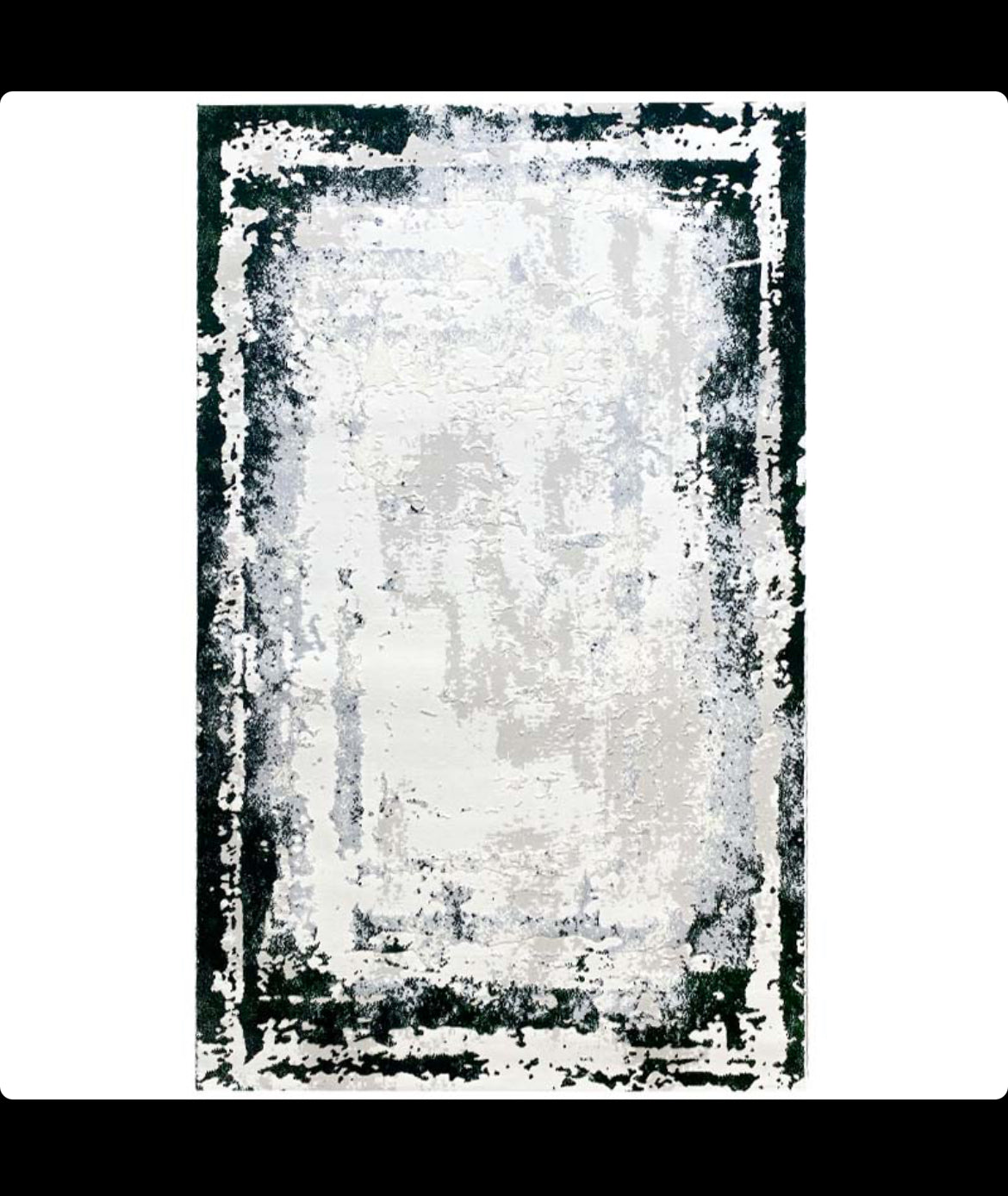 Covor modern - verde smarald